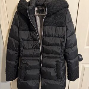 Laundry By Shelli Segal Black Puffer Jacket